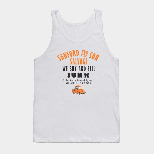 Sanford and Son Salvage Junk Tank Top by Jazz In The Gardens